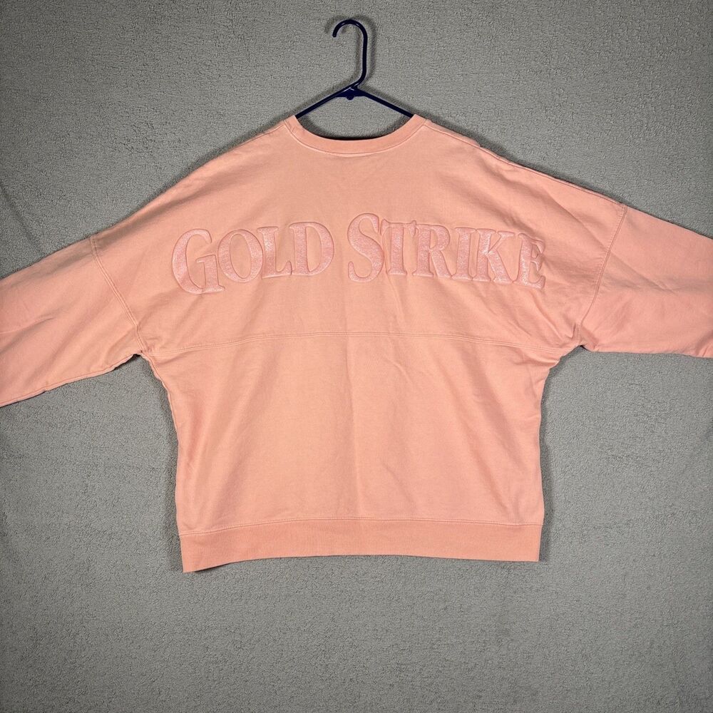 MGM Resorts Spirit Jersey Women's Size XL Pink Gold Strike‎ Crew Neck